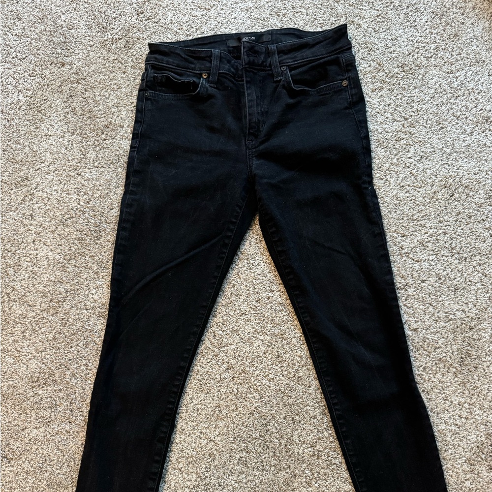 Joe’s Skinny Ankle black jeans, USED, SZ 27